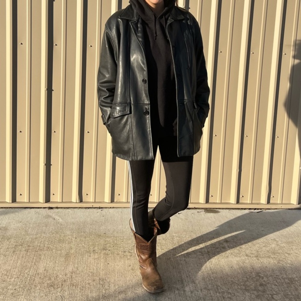 Danier Black Leather Jacket